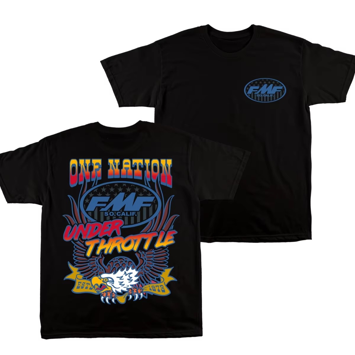 Black FMF Vintage Dirt Bike 19 - Streetwear Brand Vintage recension och pris