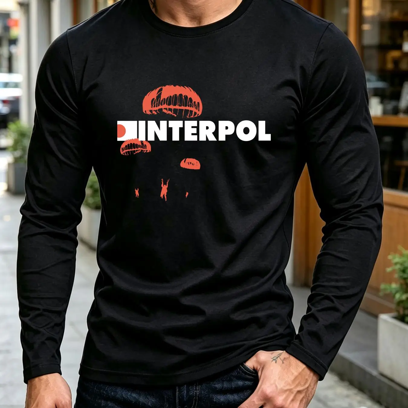 washed T Shirt Interpol band r - Streetwear Brand Vintage recension och pris