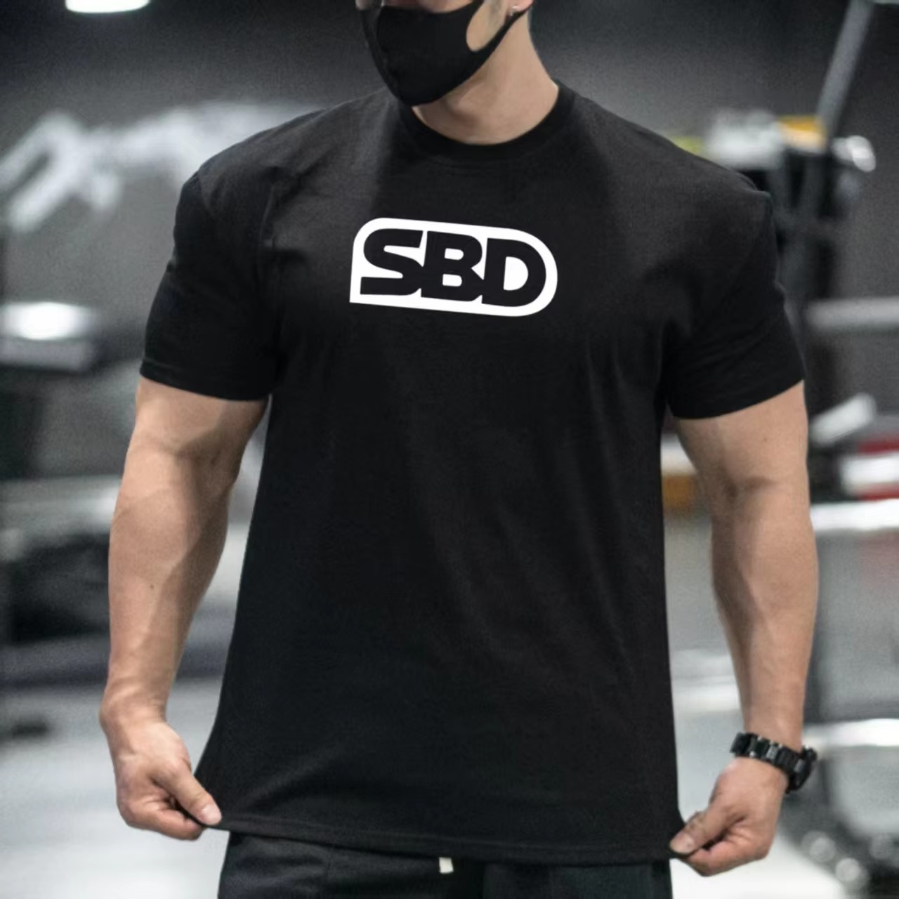 SBD Powerlifting Training Blac - Streetwear Brand Red Logo recension och pris