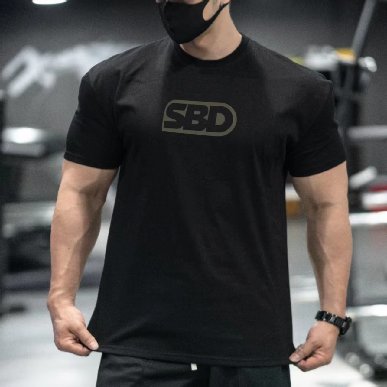 SBD Powerlifting Training Blac - Streetwear Brand Red Logo recension och pris