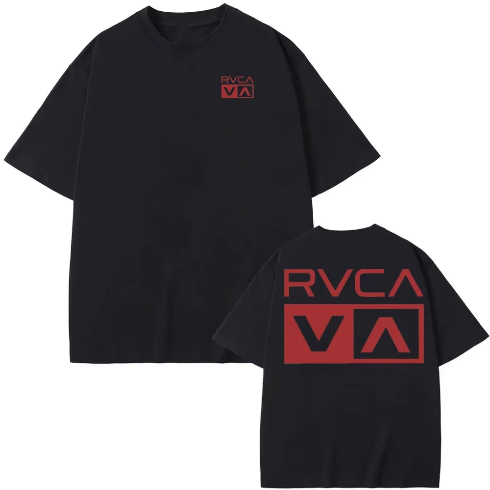 RVCA T Shirt Black Tee Summer  - Streetwear Brand Tees recension och pris