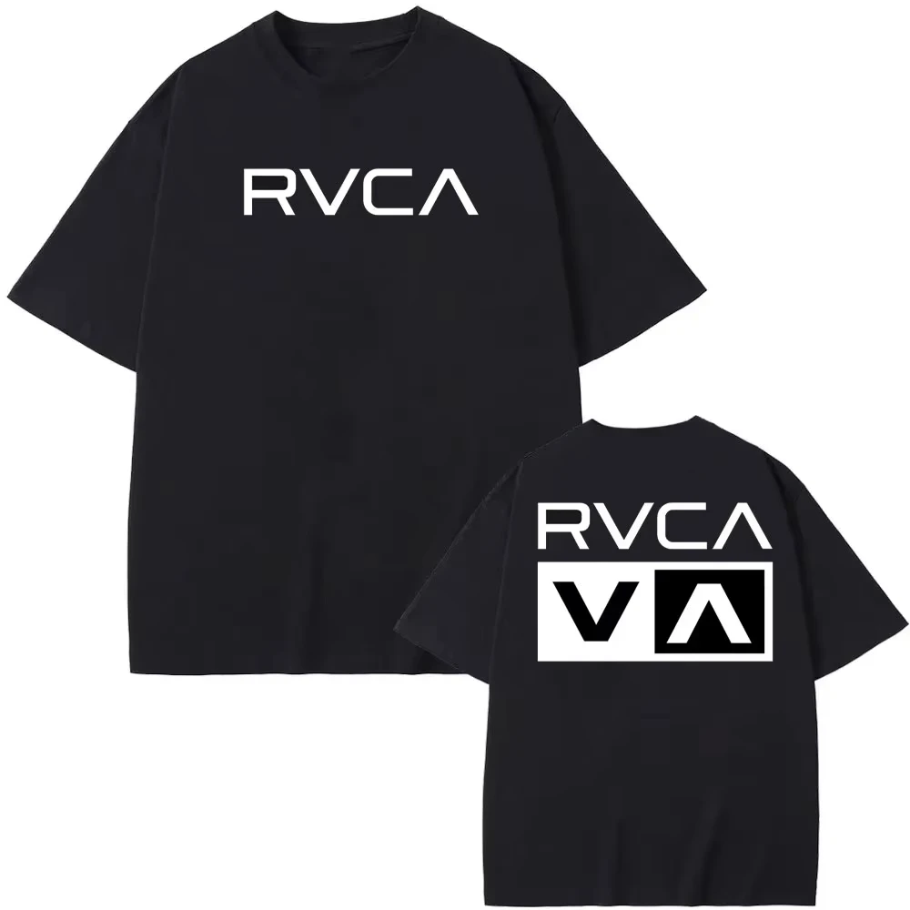 RVCA T Shirt Black Tee Summer  - Streetwear Brand Tees recension och pris